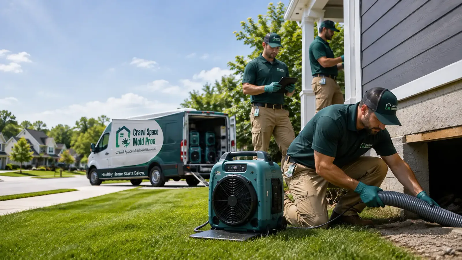 Crawl Space Mold Removal in Reynoldsville, PA